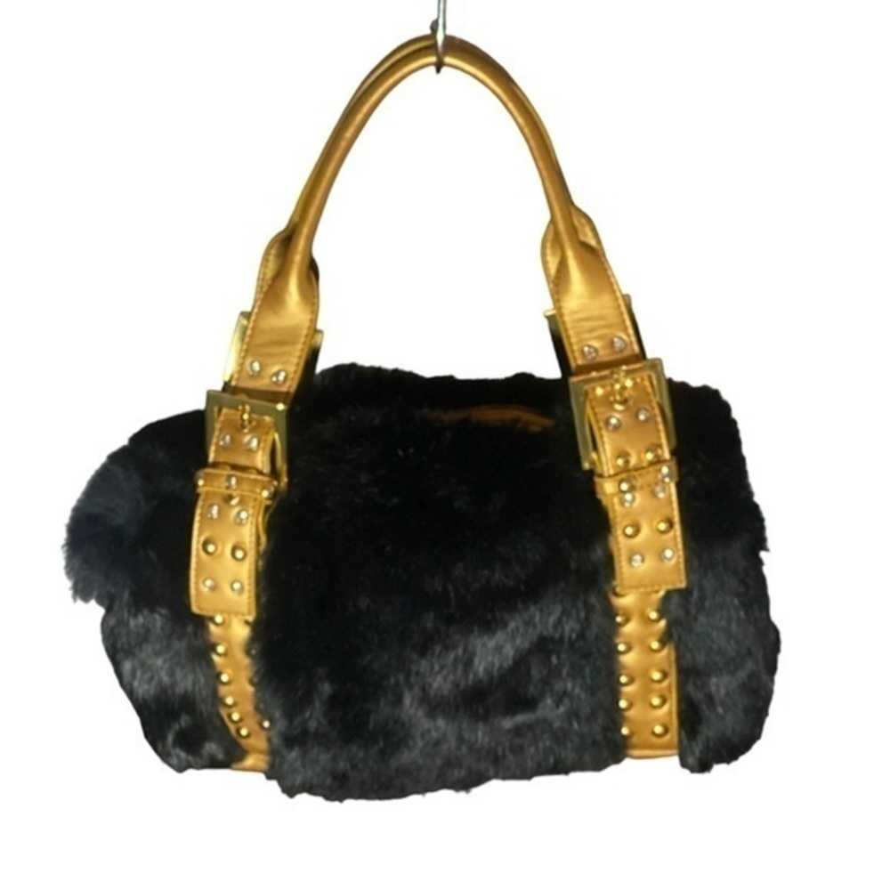 Rabbit Fur Handbag - Picture 6 of 8
